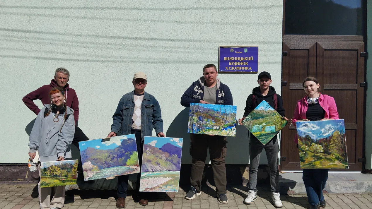 Викладачі та студенти кафедри взяли участь у пленері